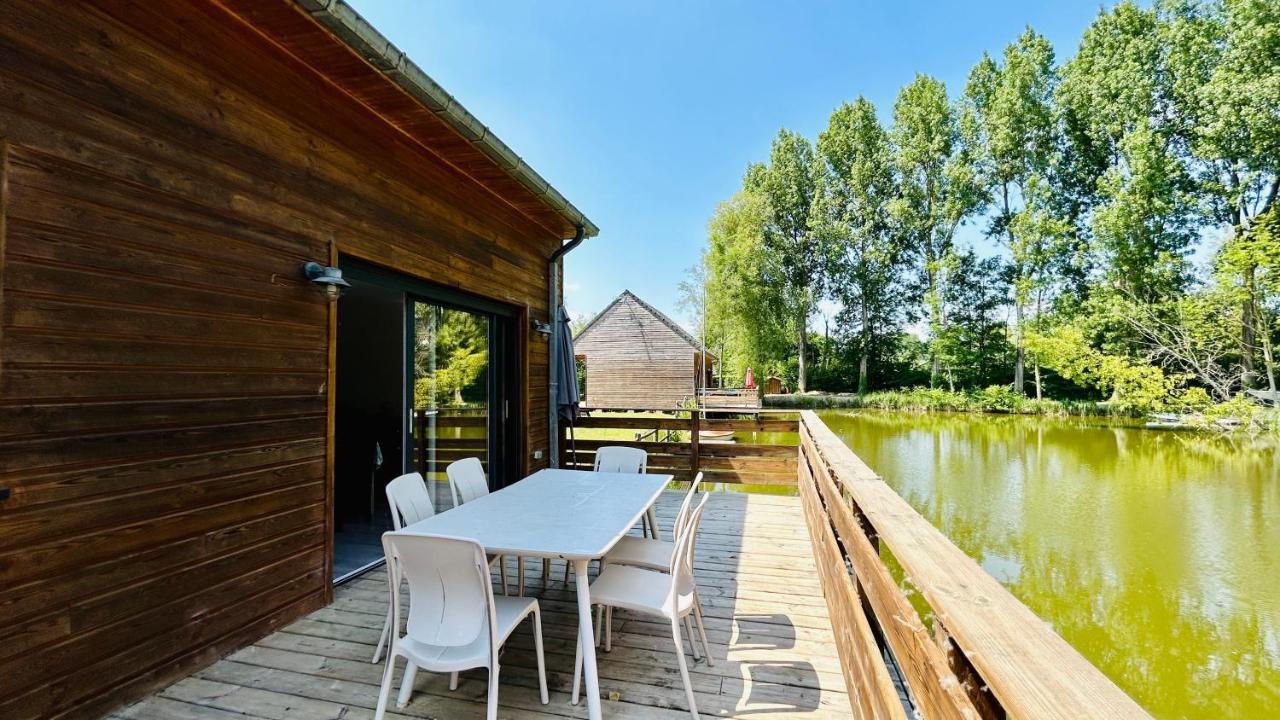 Chalet Avec Terrasse Sur Pilotis Vue Sur L'Etang Рю Экстерьер фото