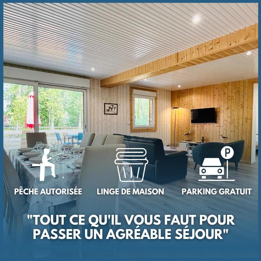 Chalet Avec Terrasse Sur Pilotis Vue Sur L'Etang Рю Экстерьер фото