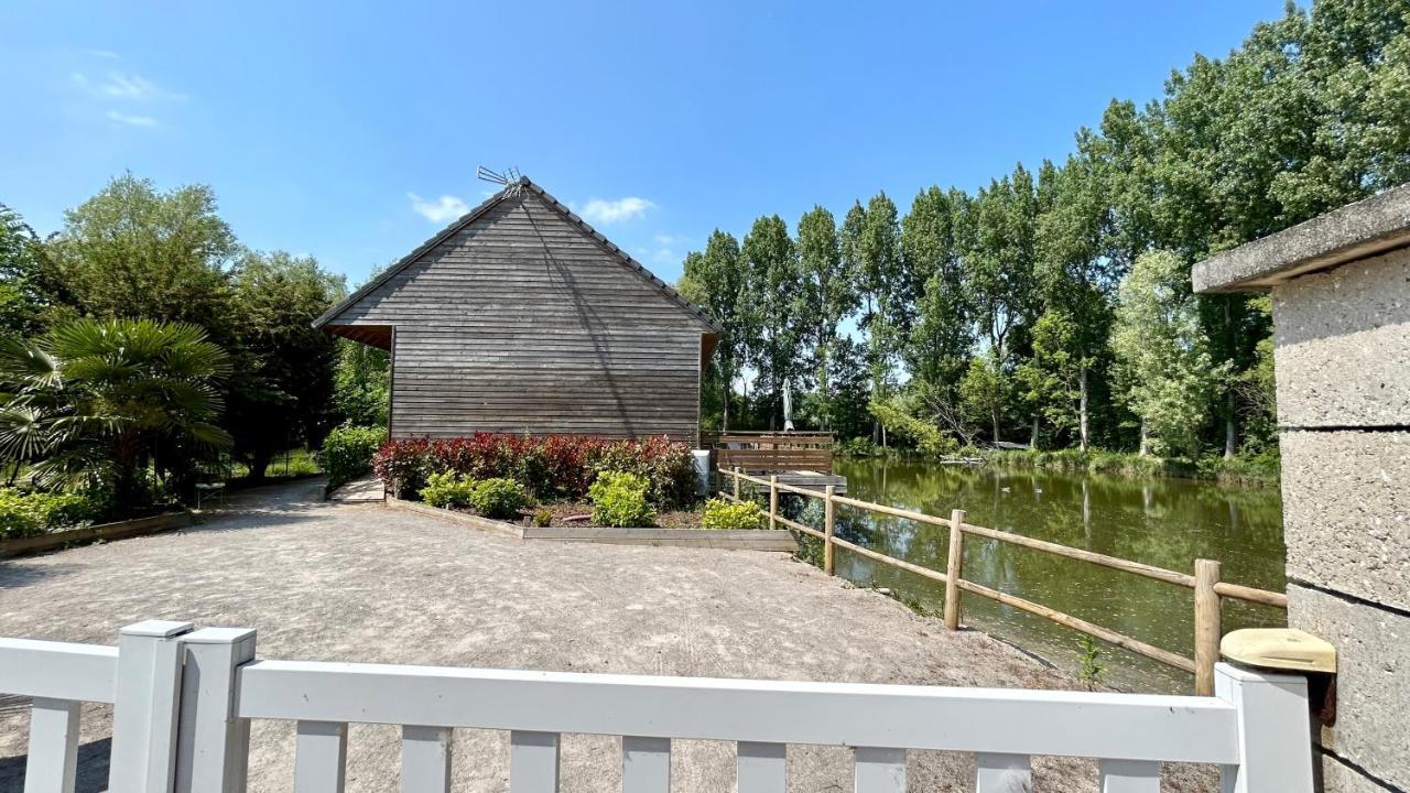 Chalet Avec Terrasse Sur Pilotis Vue Sur L'Etang Рю Экстерьер фото