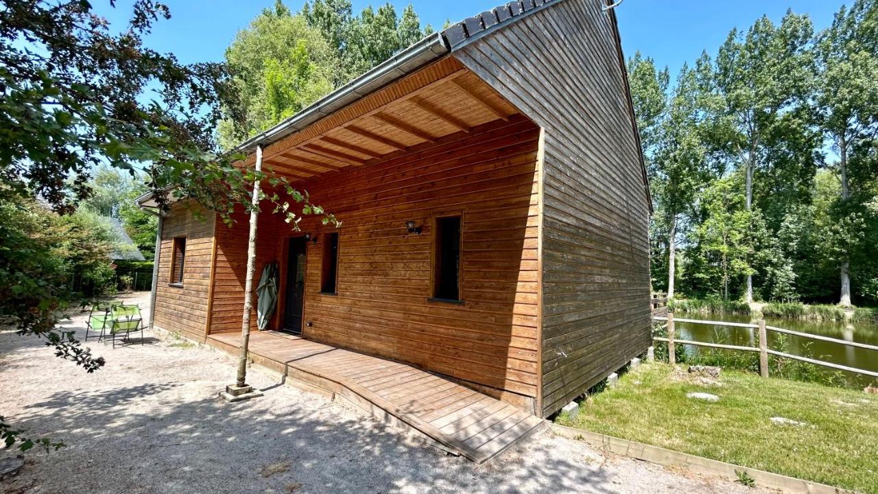 Chalet Avec Terrasse Sur Pilotis Vue Sur L'Etang Рю Экстерьер фото