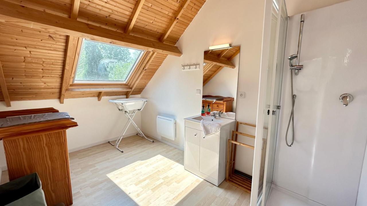 Chalet Avec Terrasse Sur Pilotis Vue Sur L'Etang Рю Экстерьер фото